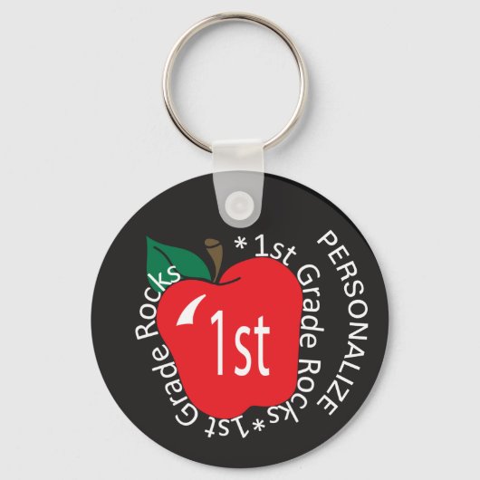 Eerste graad Rocks - leraar Sleutelhanger (Voorkant)