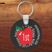 Eerste graad Rocks - leraar Sleutelhanger (Voorkant)