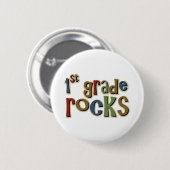 Eerste graad Rocks Ronde Button 5,7 Cm (Voorkant /achterkant)
