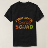 Eerste graad Studenten School Zoo Field Trip Squad T-shirt (Design voorkant)