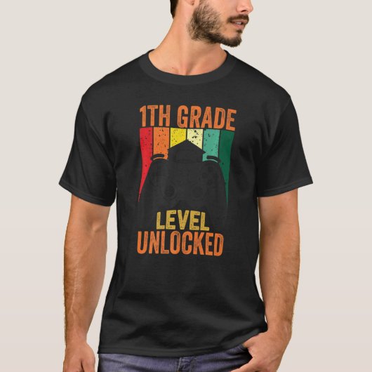Eerste graad Terug naar schoolplein 1e rang U T-shirt (Voorkant)