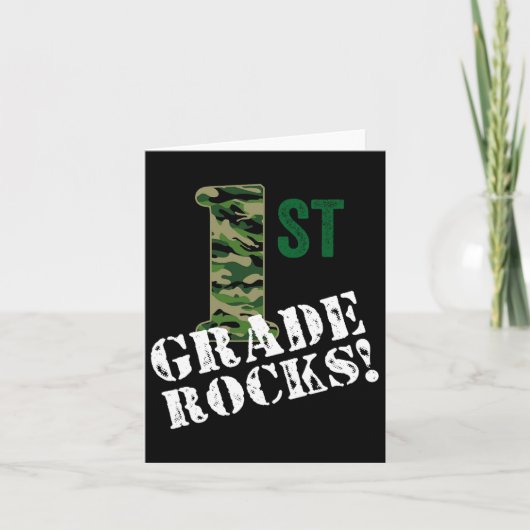 Eerste graad van de Rocks-campagne naar school C Kaart (Voorkant)