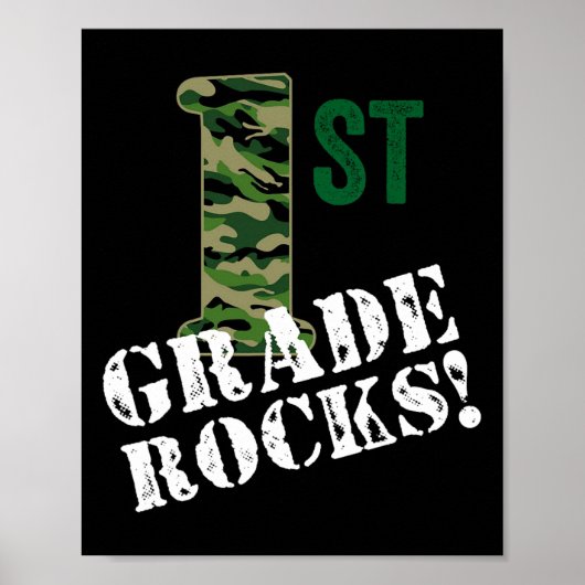 Eerste graad van de Rocks-campagne naar school C Poster (Voorkant)