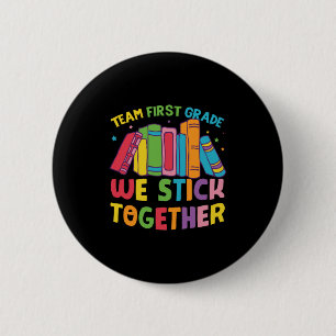 Eerste graad van het lerarenteam van de eerste gra ronde button 5,7 cm