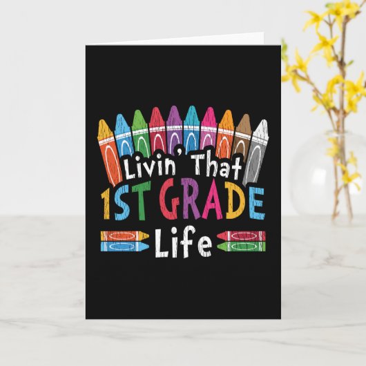 Eerste graad van leven terug naar schoolleraar Kin Kaart (Gele Bloem)