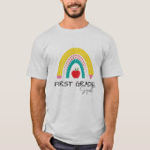 Eerste GRADE Squad Rainbow leraar student kinder B T-shirt (Voorkant)