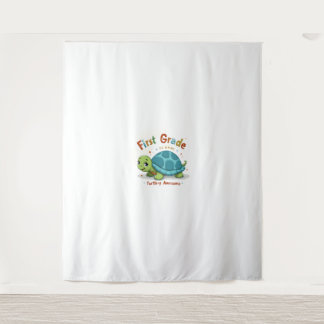 Eerste Grade Turtle-y Geweldige 1st Grade Terug na Wandkleed