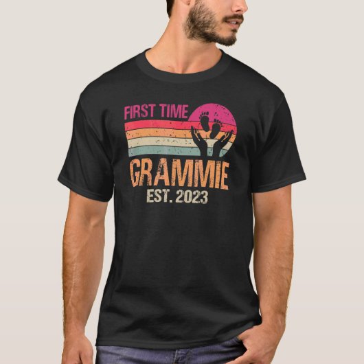 Eerste Grammie 2023 Vaderdag T-shirt (Voorkant)