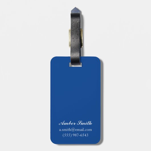 Eerste Grand Prix voor de luchtvaart Bagagelabel (Achterkant verticaal)