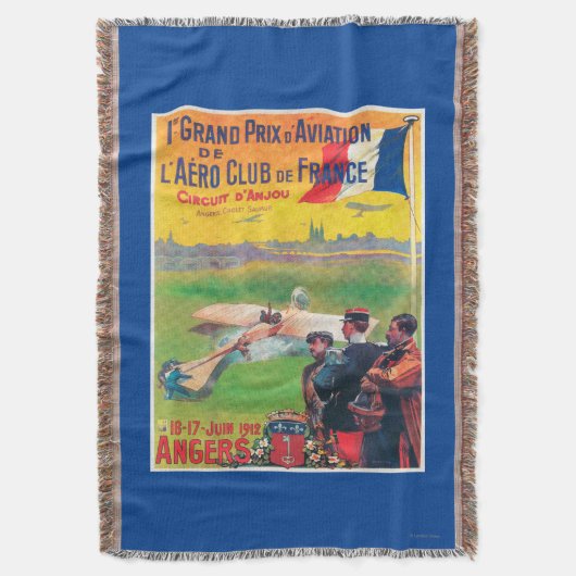 Eerste Grand Prix voor de luchtvaart Deken (Voorkant Verticaal)