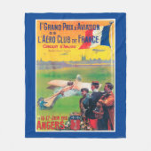 Eerste Grand Prix voor de luchtvaart Fleece Deken (Voorkant)