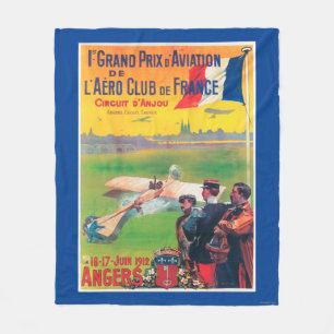 Eerste Grand Prix voor de luchtvaart Fleece Deken