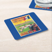 Eerste Grand Prix voor de luchtvaart Kartonnen Onderzetters (Schuin)