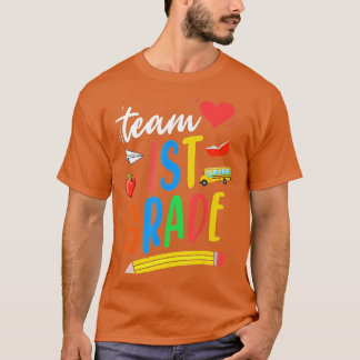 EERSTE GRATIS TEAM EERSTE GRADleraar Eerste dag Te T-shirt