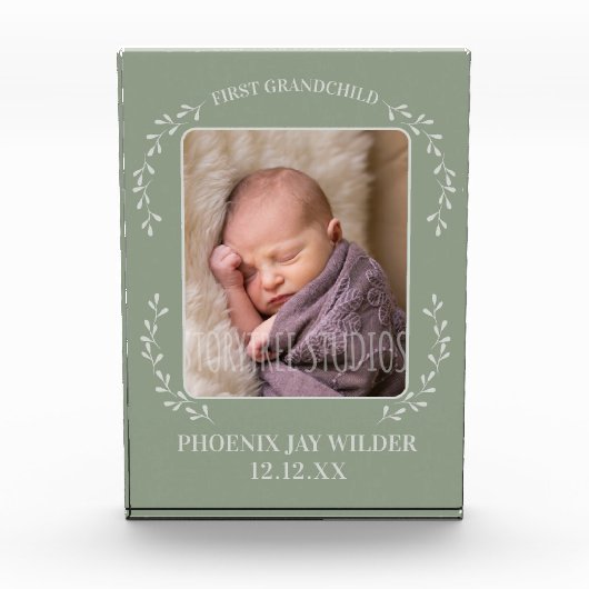 Eerste grootkind Baby Foto grootouder Keepomwille (Voorkant)