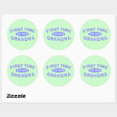 Eerste grootmoeder 2010 ronde sticker (Vel)