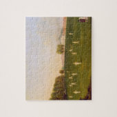 Eerste grote wedstrijd van cricket gespeeld door l legpuzzel (Verticaal)