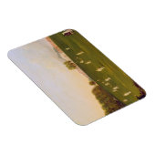 Eerste grote wedstrijd van cricket gespeeld door l magneet (Rechterzijde)