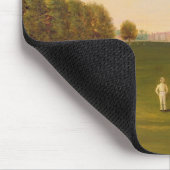 Eerste grote wedstrijd van cricket gespeeld door l muismat (Hoek)