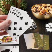 Eerste grote wedstrijd van cricket gespeeld door l pokerkaarten (Insitu)