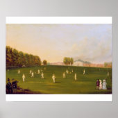 Eerste grote wedstrijd van cricket gespeeld door l poster (Voorkant)