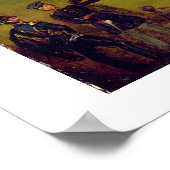 Eerste grote wedstrijd van cricket gespeeld door l poster (Hoek)