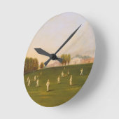 Eerste grote wedstrijd van cricket gespeeld door l ronde klok (Hoek)