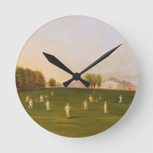 Eerste grote wedstrijd van cricket gespeeld door l ronde klok (Voorkant)