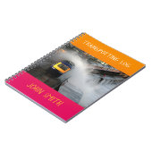 Eerste Grote Westerne trein buff log gepersonalise Notitieboek (Linkerzijde)