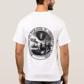 Eerste grote zegel van de Verenigde Staten van Ame T-shirt (Achterkant)