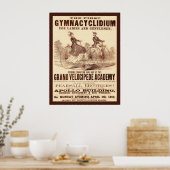 Eerste gymnacyclidium (1869) poster (Keuken)