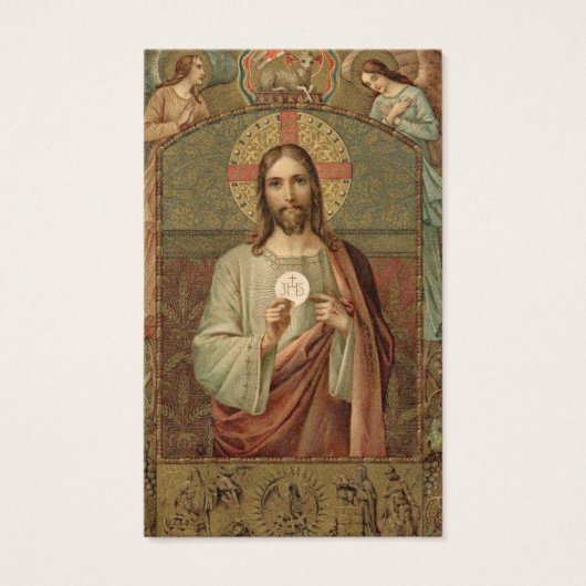 EERSTE H. COMMUNIE JESUS ENGELEN H. KAART (Voorkant)