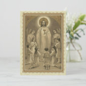EERSTE H. COMMUNIE JESUS KINDEREN HERINNERING KAART (Staand voorkant)