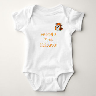 Eerste Halloween Aangepaste Naam Jongen/Meisje Romper