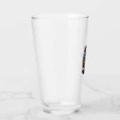 Eerste Halloween Als Broeder Pompoen Wolf Maan_1 Glas (Rechts)