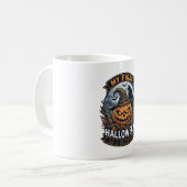 Eerste Halloween Als Broeder Pompoen Wolf Maan_1 Koffiemok (Voorkant links)