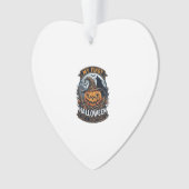 Eerste Halloween Als Broeder Pompoen Wolf Maan_1 Ornament (voorkant)