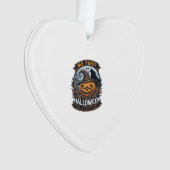 Eerste Halloween Als Broeder Pompoen Wolf Maan_1 Ornament (voorkant)
