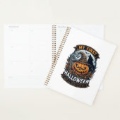 Eerste Halloween Als Broeder Pompoen Wolf Maan_1 Planner (Display)