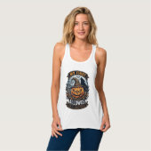 Eerste Halloween Als Broeder Pompoen Wolf Maan_1 Tanktop (Volledige Voorkant)