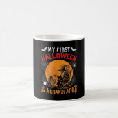 Eerste Halloween als Grootvader Tovenaar Vleermuis Koffiemok (Center)