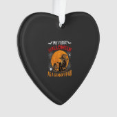 Eerste Halloween als Grootvader Tovenaar Vleermuis Ornament (voorkant)