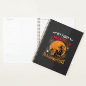Eerste Halloween als Grootvader Tovenaar Vleermuis Planner (Display)