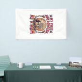 Eerste Halloween Als Heksenskeletmaan Moeder_1 Spandoek (Beurs)
