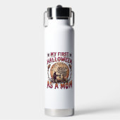 Eerste Halloween Als Heksenskeletmaan Moeder_1 Waterfles (Voorkant)