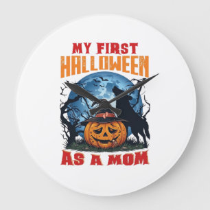 Eerste Halloween als Moeder Pompoen Wolf Maan_1 Grote Klok