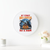 Eerste Halloween als Moeder Pompoen Wolf Maan_1 Grote Klok (Huis)