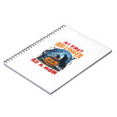 Eerste Halloween Als Moeder Pompoen Wolf Maan_1 Notitieboek (Linkerzijde)