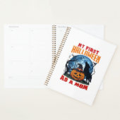 Eerste Halloween Als Moeder Pompoen Wolf Maan_1 Planner (Display)