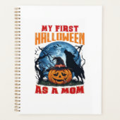 Eerste Halloween Als Moeder Pompoen Wolf Maan_1 Planner (Voorkant)